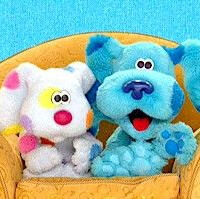 Blue and Sprinkle from Blues Clues