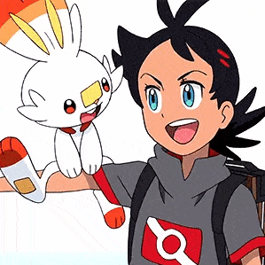 Goh and Scorbunny from Pokemon