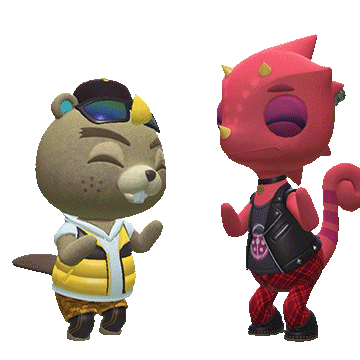 Flick and CJ from Animal Crossing