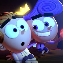 Dev and Peri from Fairly Oddparents