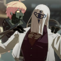 Robo-Ky and Venom from Guilty Gear