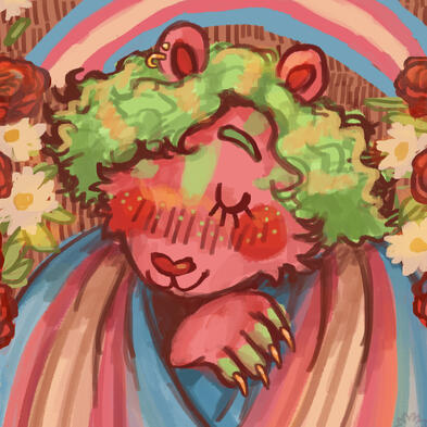 straw terry's icon, which is a drawing of themself